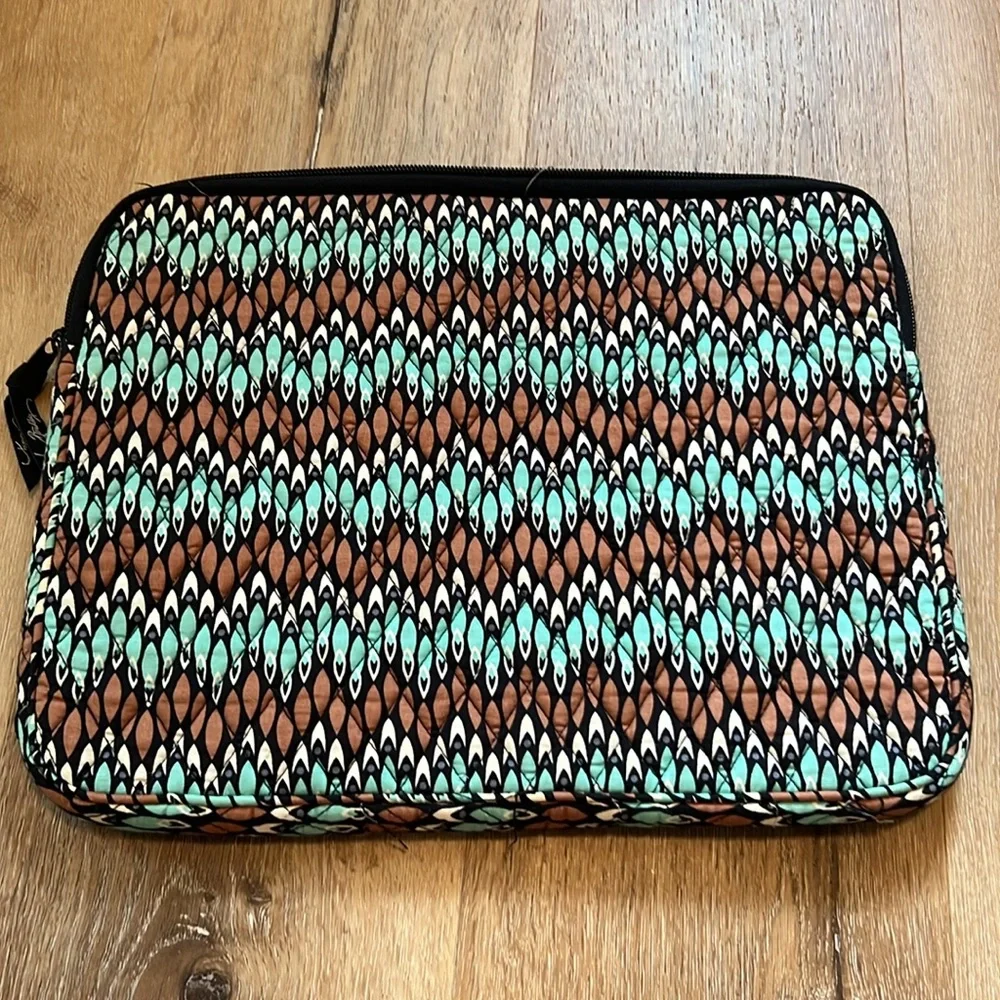 Vera Bradley Laptop Bag Case Top Zip Computer Tablet Organizer Floral